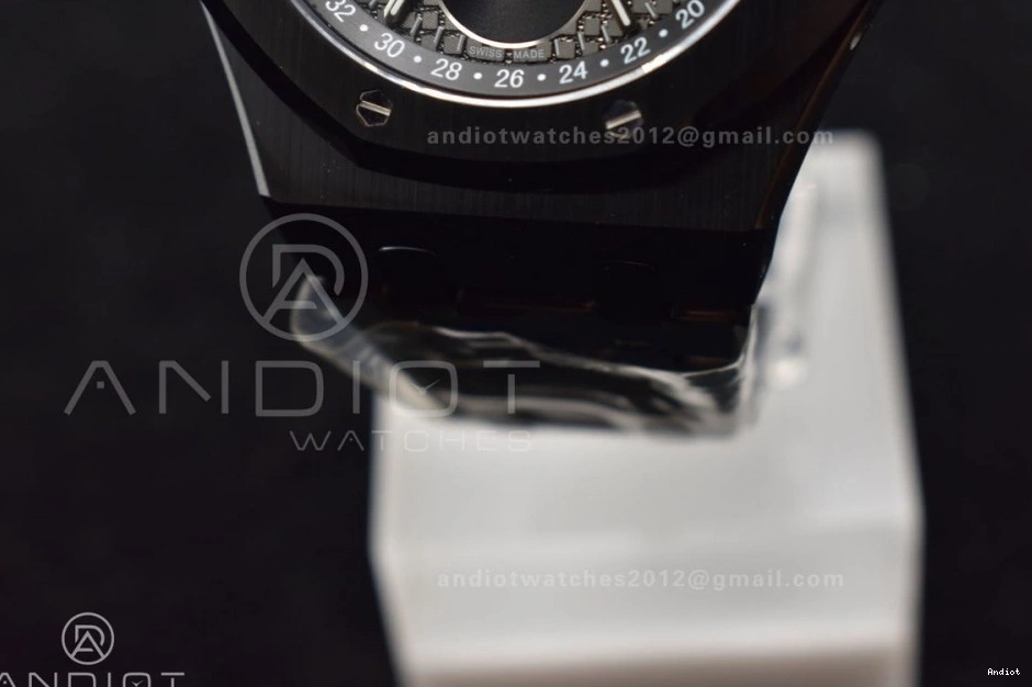 Classic Calendar Ceramic Royal 41mm Best Black Edition on Ceramic Oak Dial A5134 Perpetual V APSF1:1 Black Bracelet 1044 0726